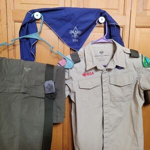 Men's Casual Button Down Shirt - Beige